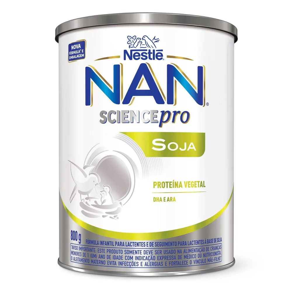 Fórmula Infantil NAN SciencePro Soja Sem Lactose 800g