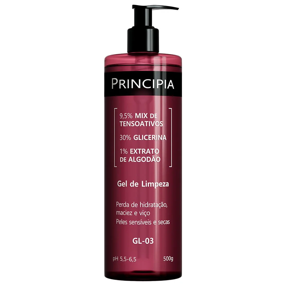 Gel De Limpeza Principia Peles Sensiveis E Secas gl-03 500ml