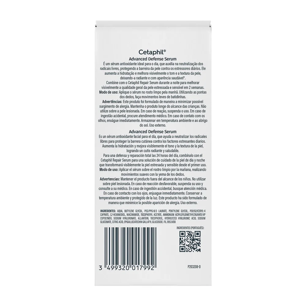 Sérum Facial Cetaphil Advanced Defense 30ml