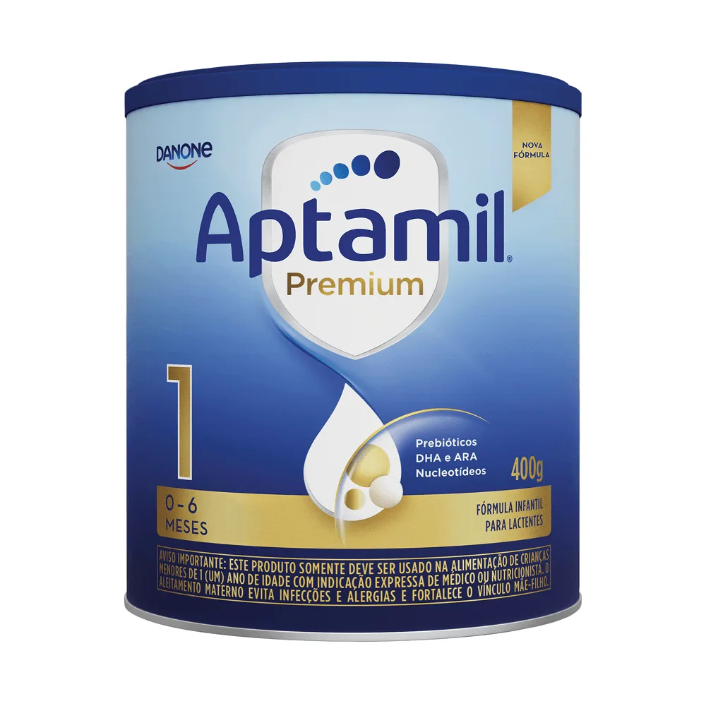 Fórmula Infantil Aptamil Premium 1 De 0 a 6 Meses 400g
