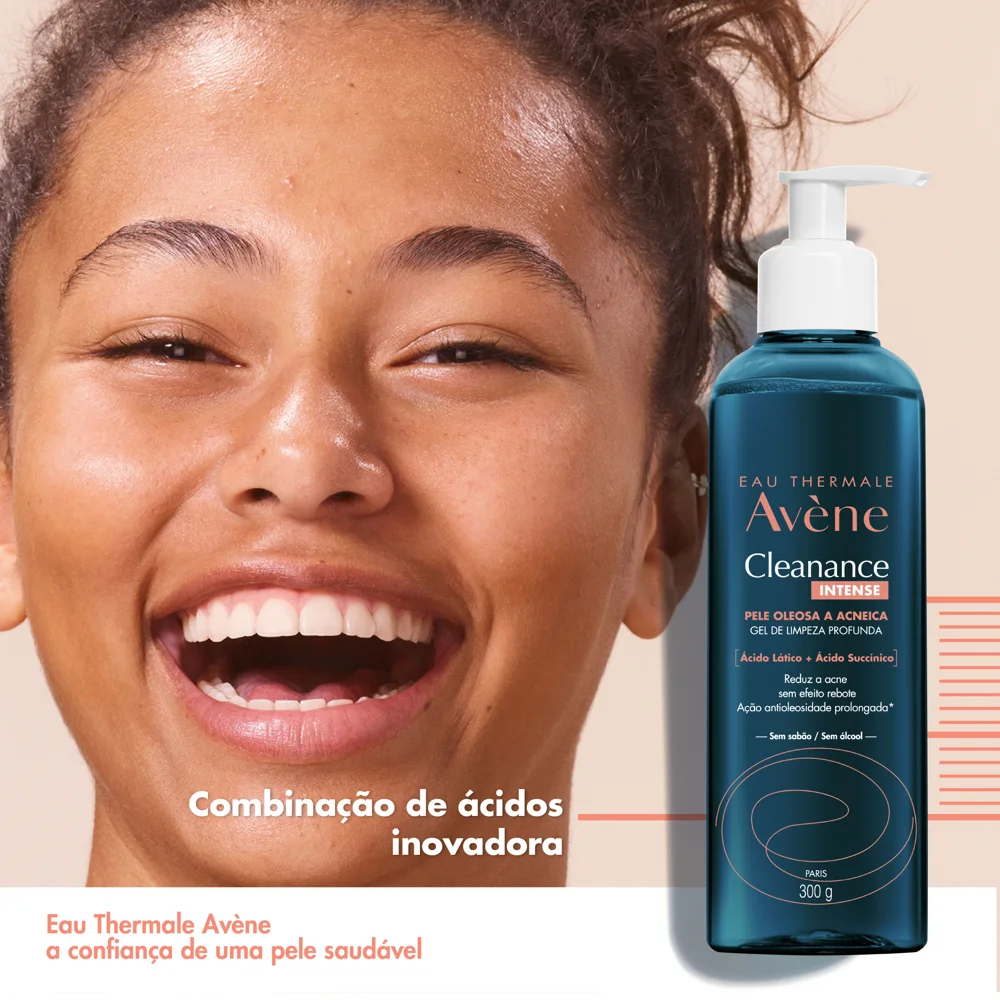 Gel de Limpeza Facial Avène Cleanance Intense Antioleosidade 240g