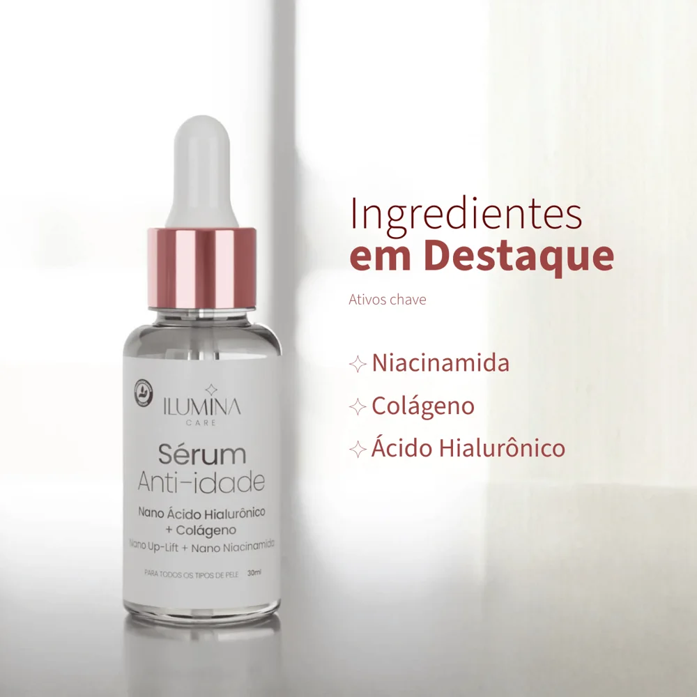 Kit 6 Sérum Anti-idade Lifting Facial