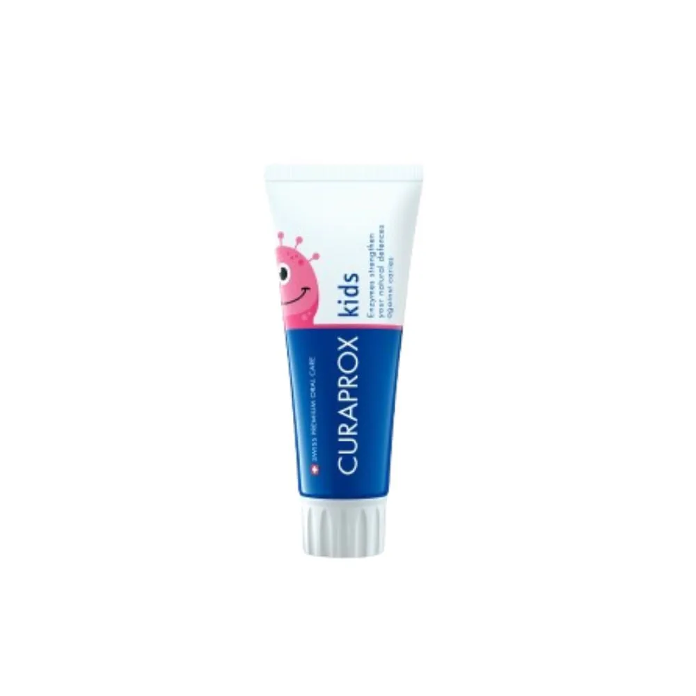 Creme Dental Infantil Curaprox Kids com Flúor de 0 a 6 anos Sabor Melancia 60ml