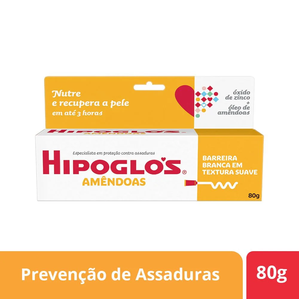 Creme Preventivo De Assaduras Hipoglós Amêndoas 80G