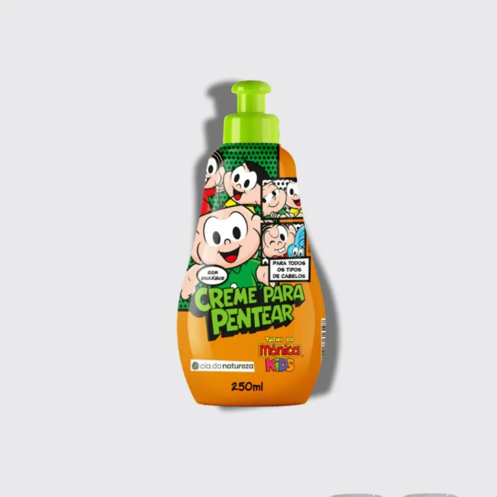 Cia da Natureza - Turma da Mônica Creme para Pentear Todos os Tipos de Cabelos - 250ml