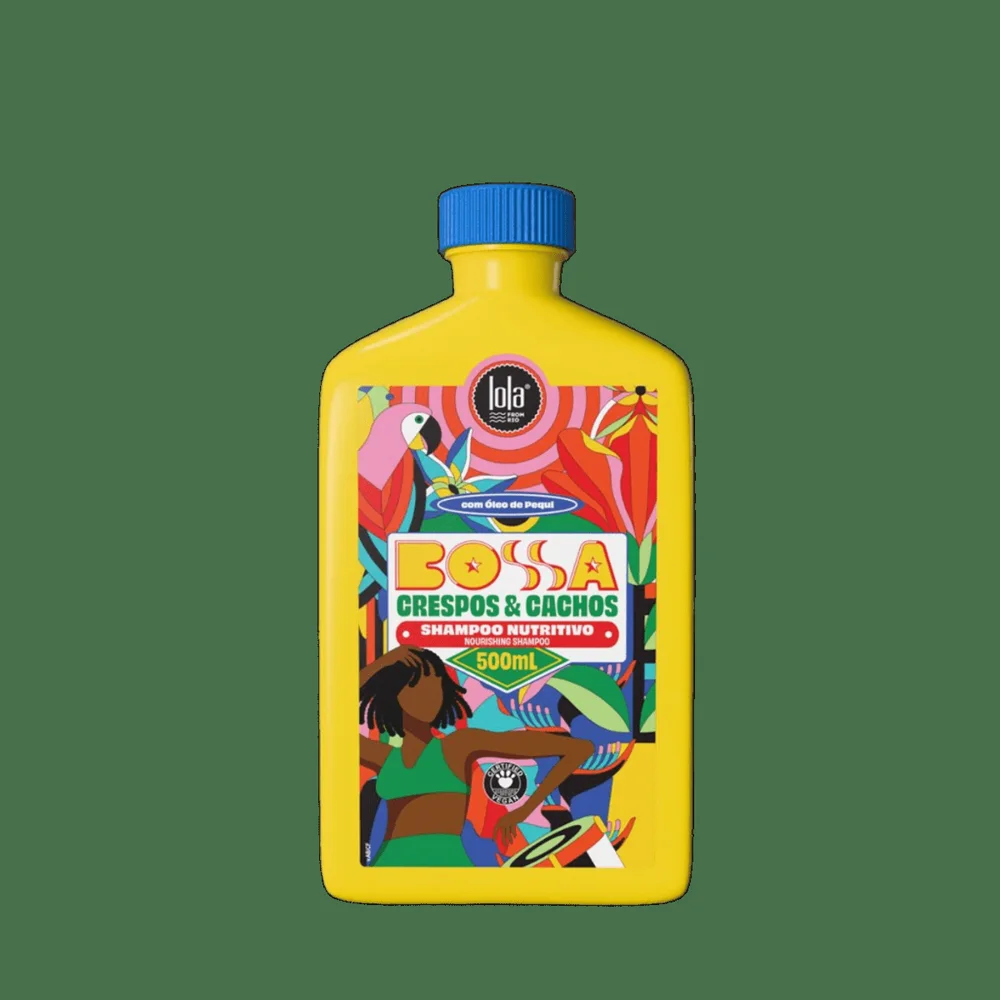 Shampoo Lola From Rio Bossa Nutritivo Com Óleo De Pequi Crespos Cachos 500ml