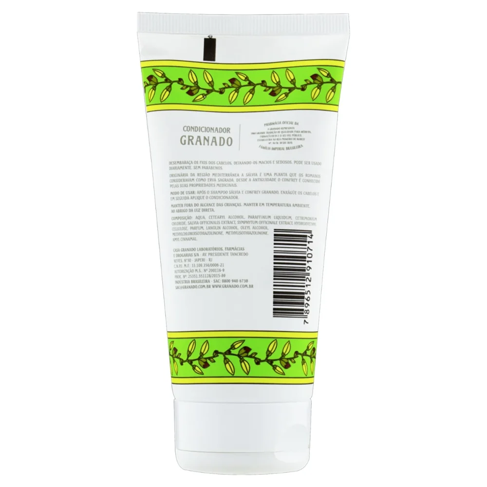 Condicionador Granado Terrapeutics Sálvia E Confrey 180ml