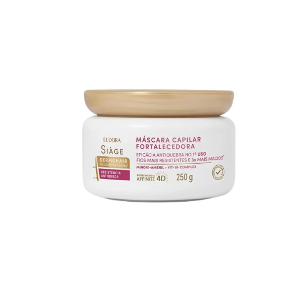 Máscara Capilar Eudora Siàge DermoHair Fortalecedora 250g