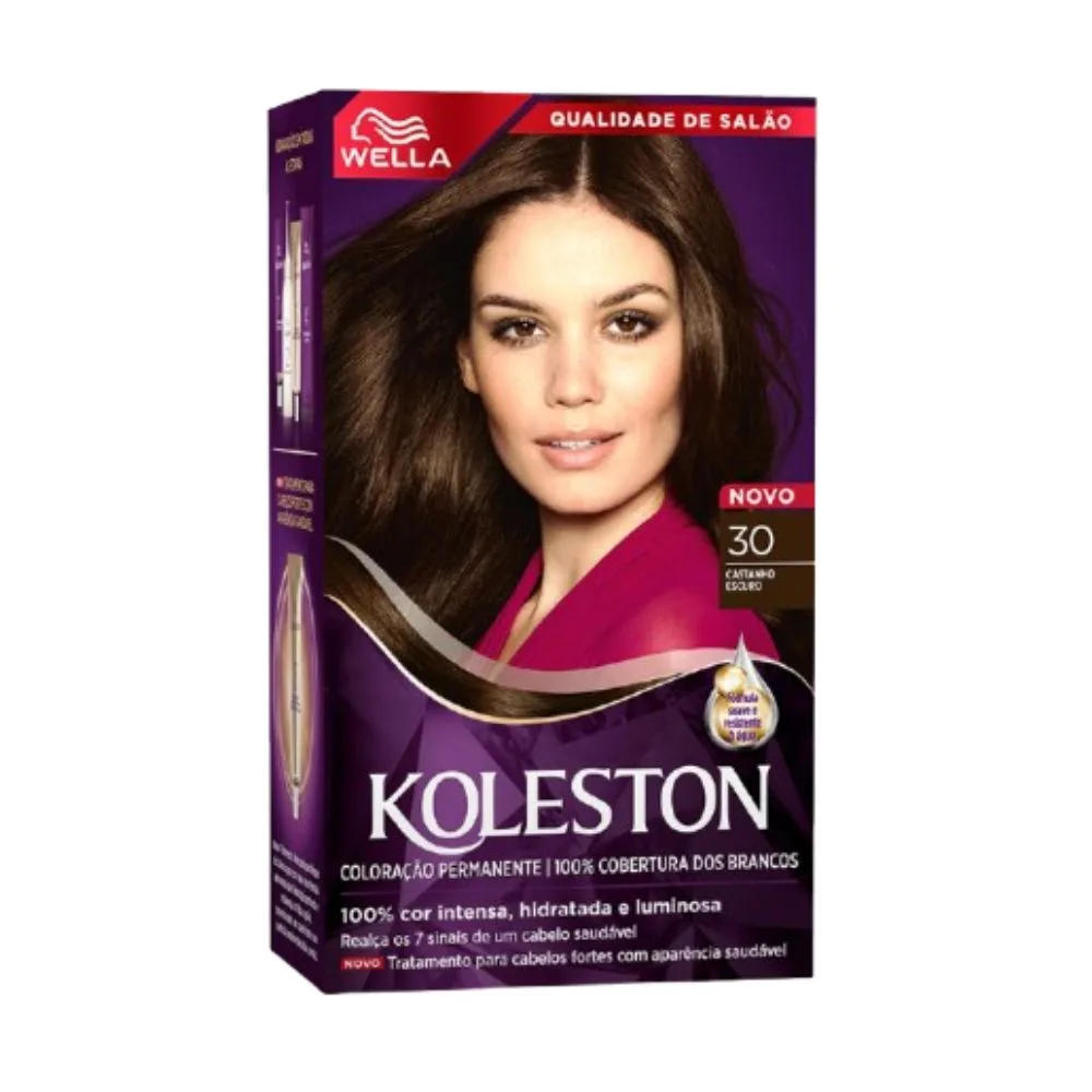 Tintura Koleston castanho Escuro 30