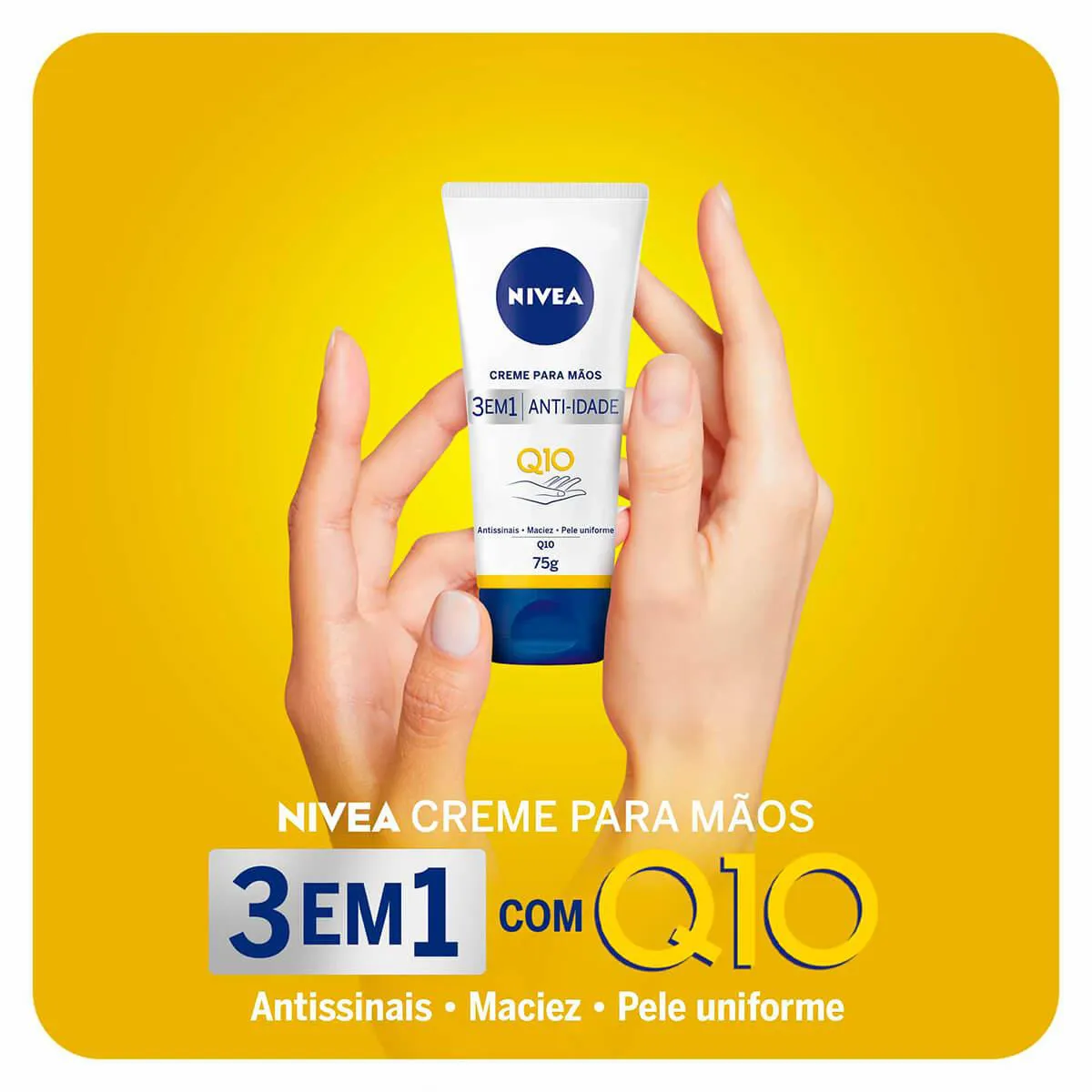 Creme para as Mãos Nivea Q10 Plus Anti-Idade com 75g