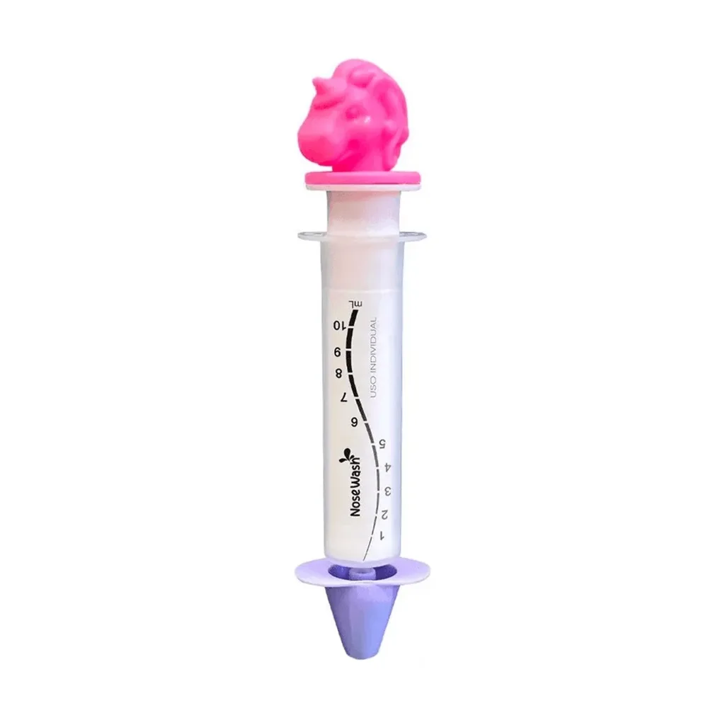 Dispositivo de Lavagem Nasal Nosewash Unicórnio 10ml + 2 Adaptadores