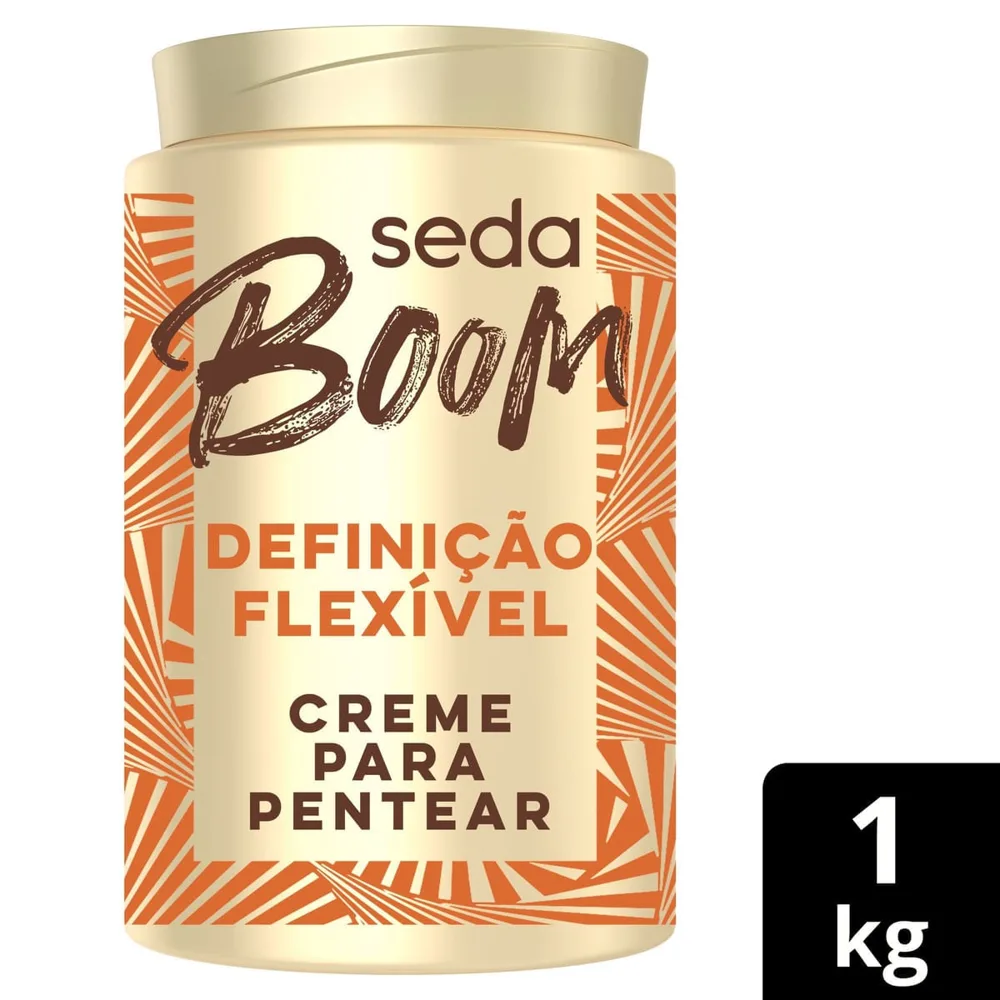 Creme Para Pentear Hidratante Seda Boom Definição Flexível 1kg