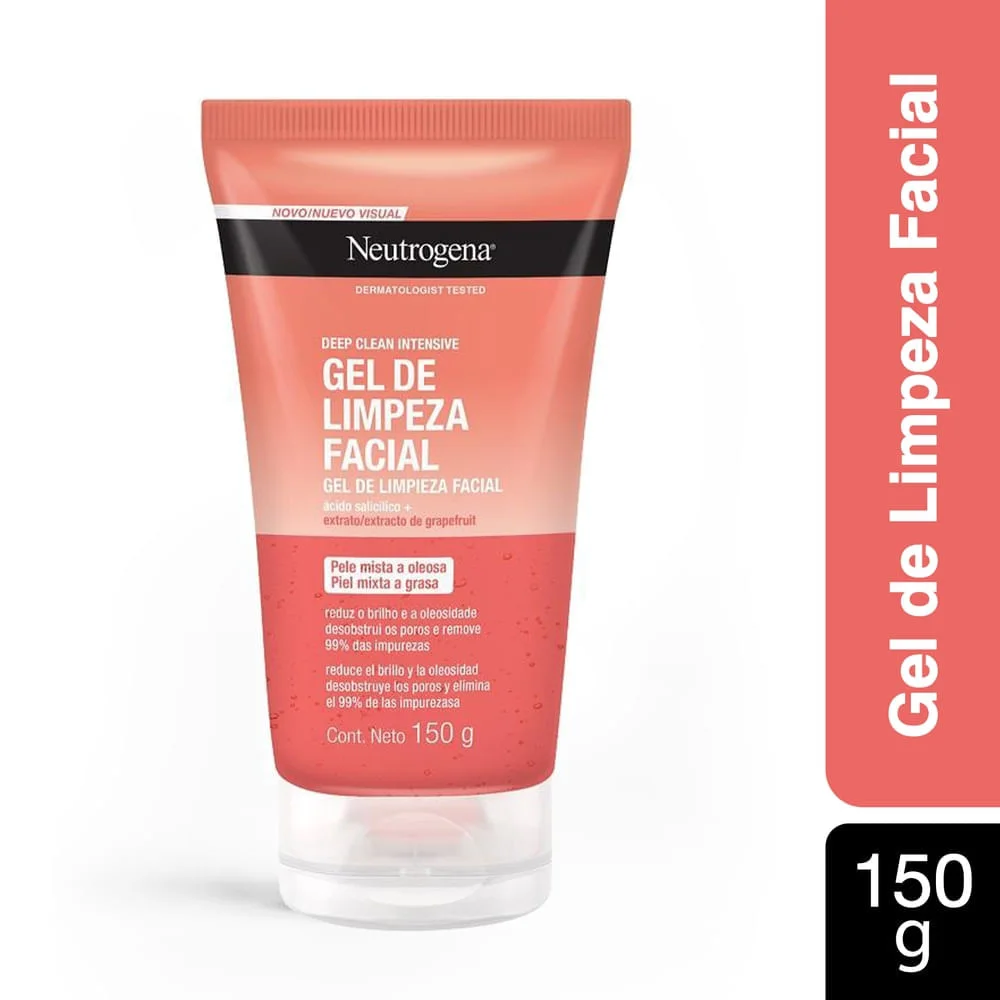 Sabonete em Gel Facial Neutrogena Deep Clean Grapefruit 150g