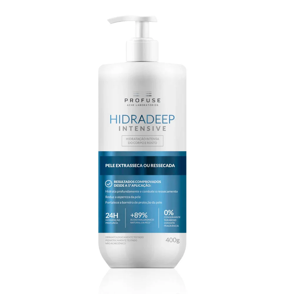 Creme Hidratante Profuse Hidradeep Intensive Pele Extrasseca ou Ressecada 400g