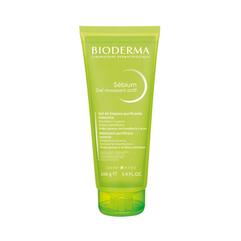 Gel de Limpeza Antiacne Bioderma Sébium Gel Moussant Actif 100ml