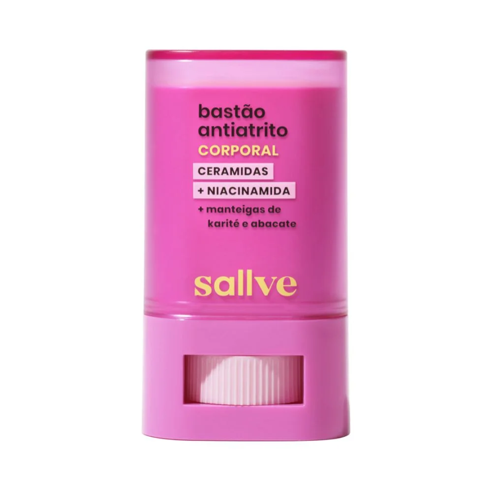 Bastão Antiatrito Sallve Manteiga de Karité e Abacate Stick 15g