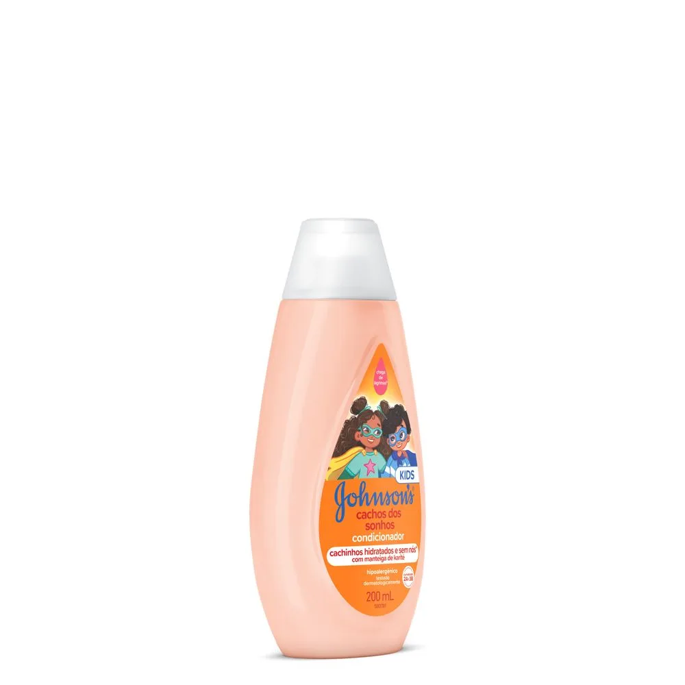 Condicionador Infantil Johnson's Baby Cachos dos Sonhos 200ml