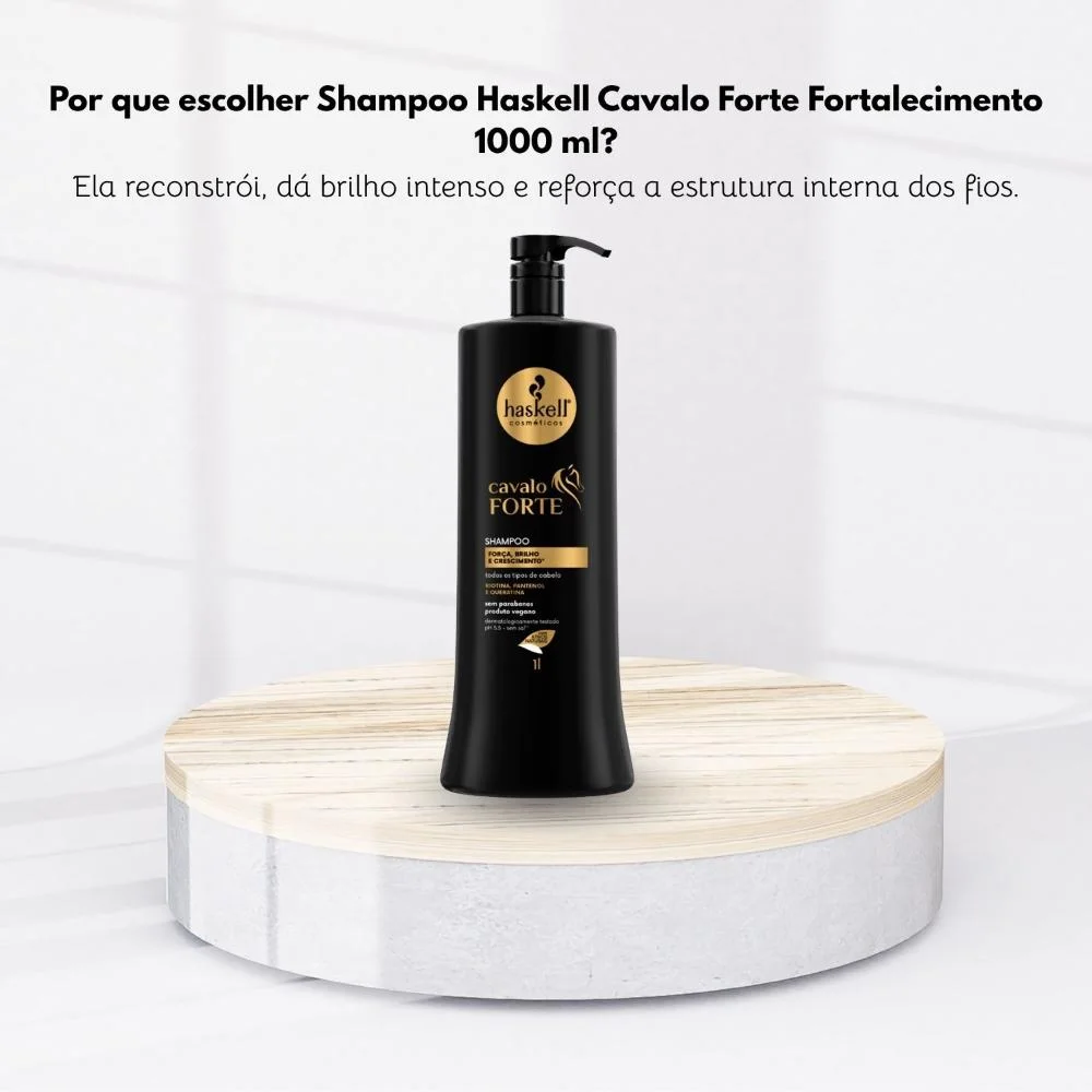 Haskell - Shampoo Cavalo Forte Fortalecimento 1000ml