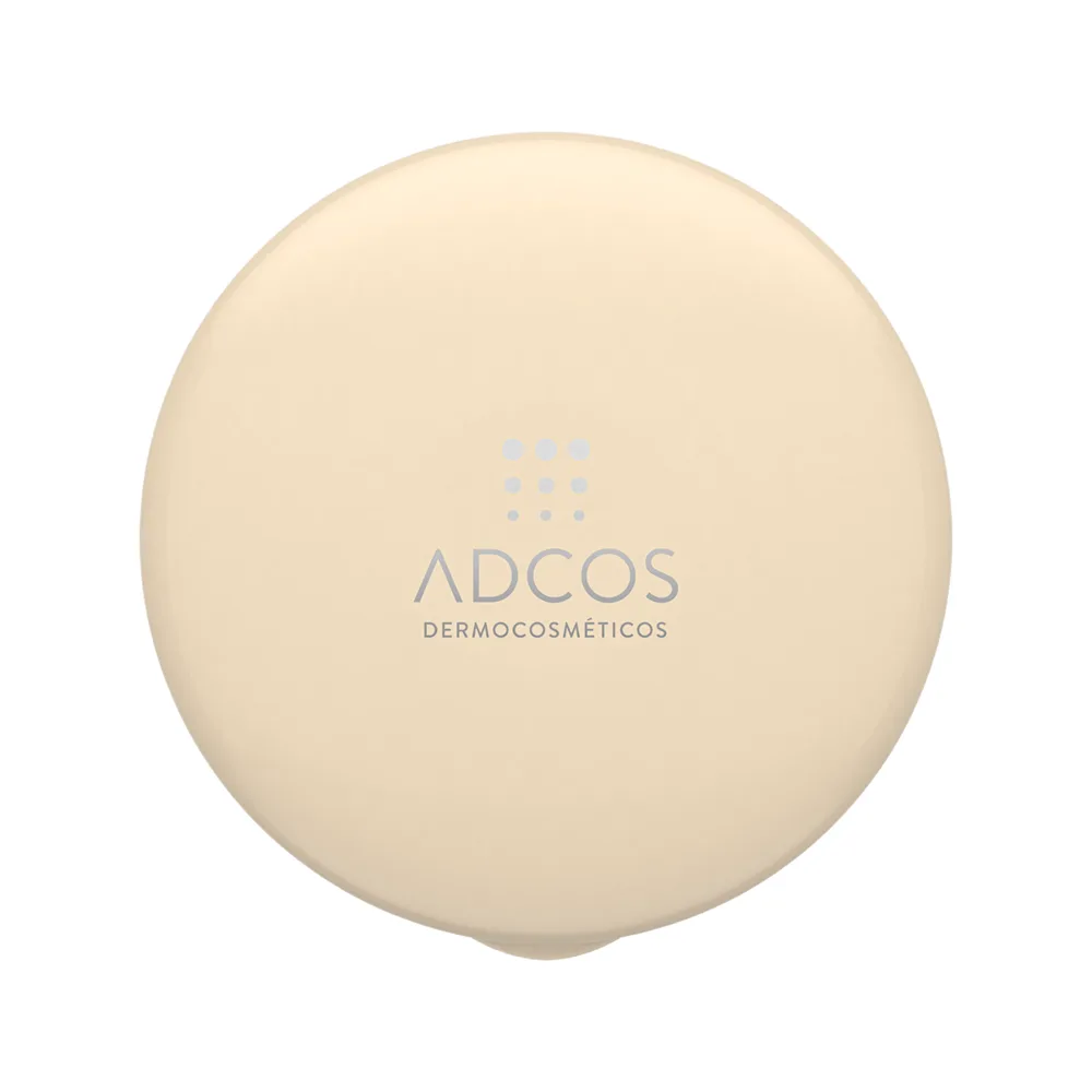 Protetor Solar Facial Adcos FPS50 Ácido Hialurônico Pó Compacto Cor Nude 11g