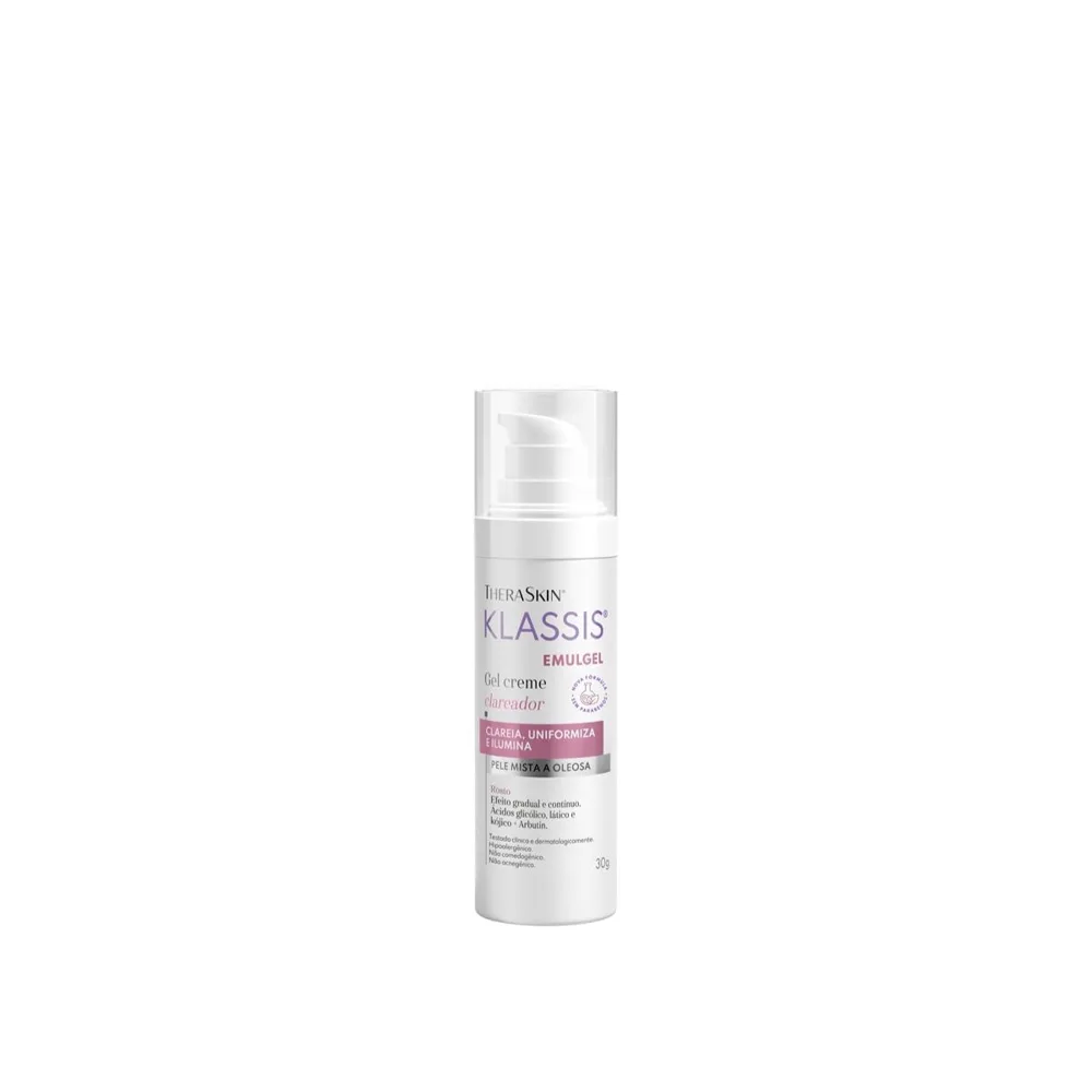 Gel Creme Facial Theraskin Klassis Clareador FPS 20 30g