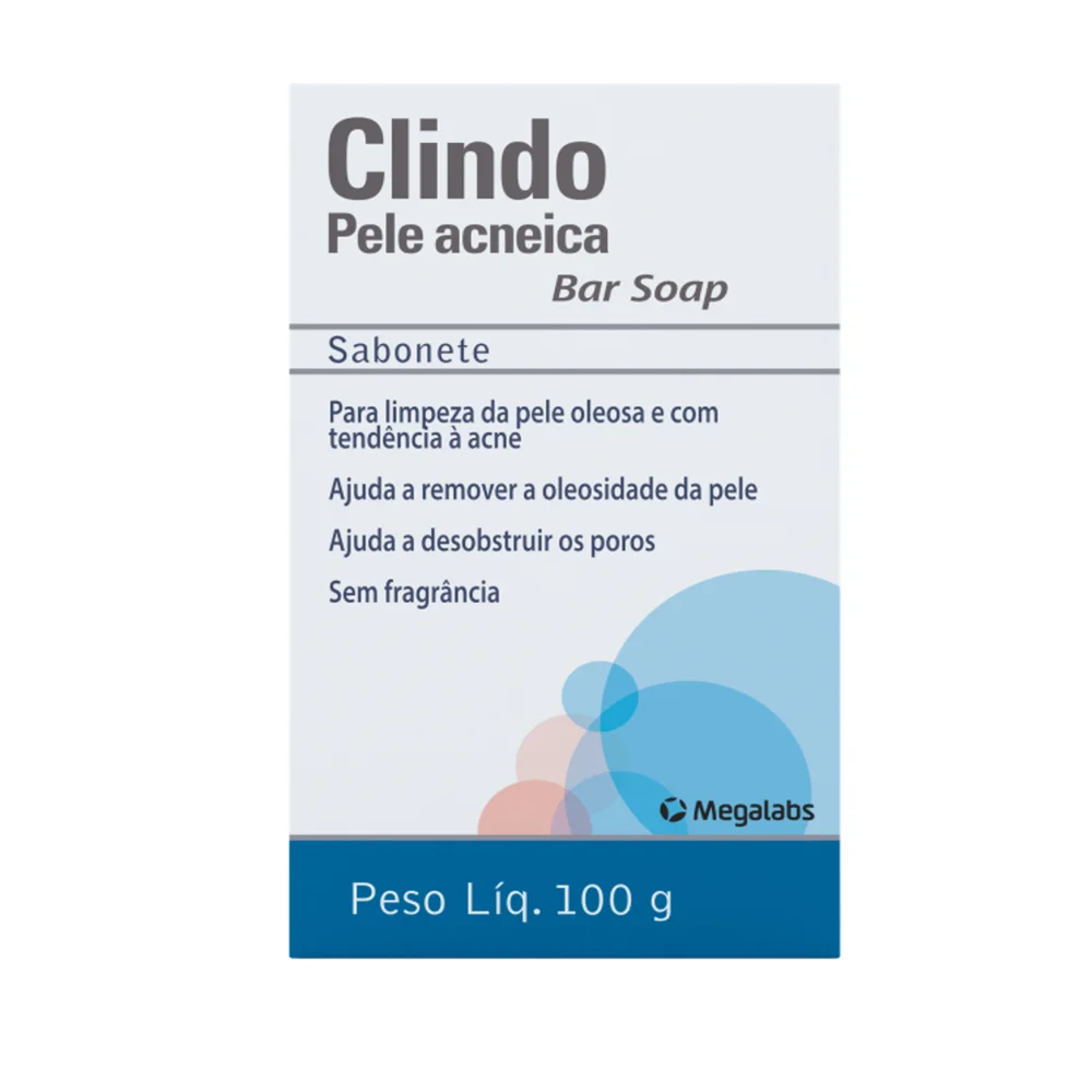 Sabonete em Barra Facial Clindo Pele Acneica 100g
