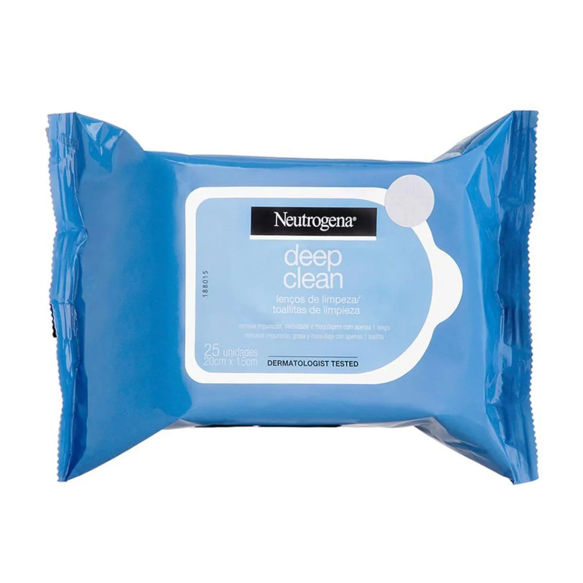 Lenço Demaquilante Neutrogena Deep Clean com 25 unidades