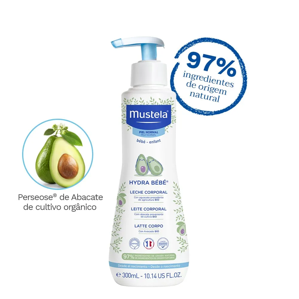 Loção Hidratante Mustela Hydra Bebê Com Abacate Orgânico 300ml