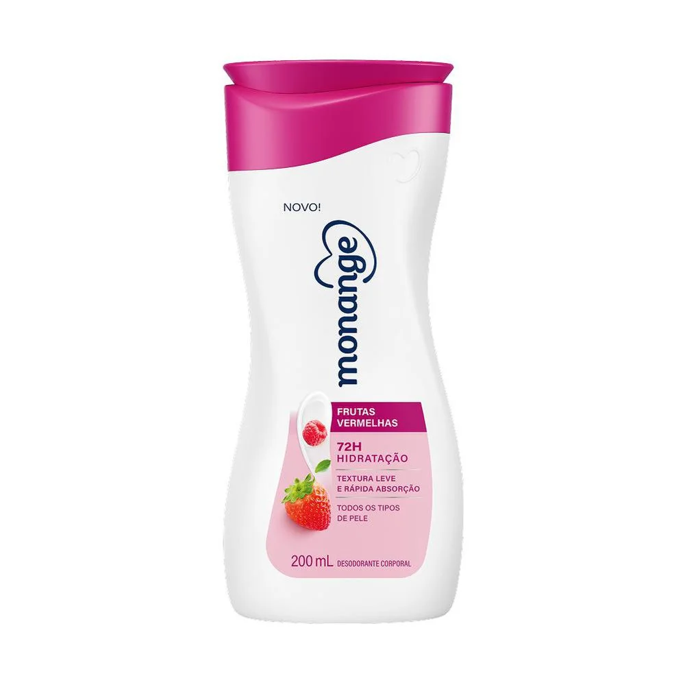 Hidratante Monange Frutas Vermelhas Hidratação Essencial com Ação Desodorante 200ml