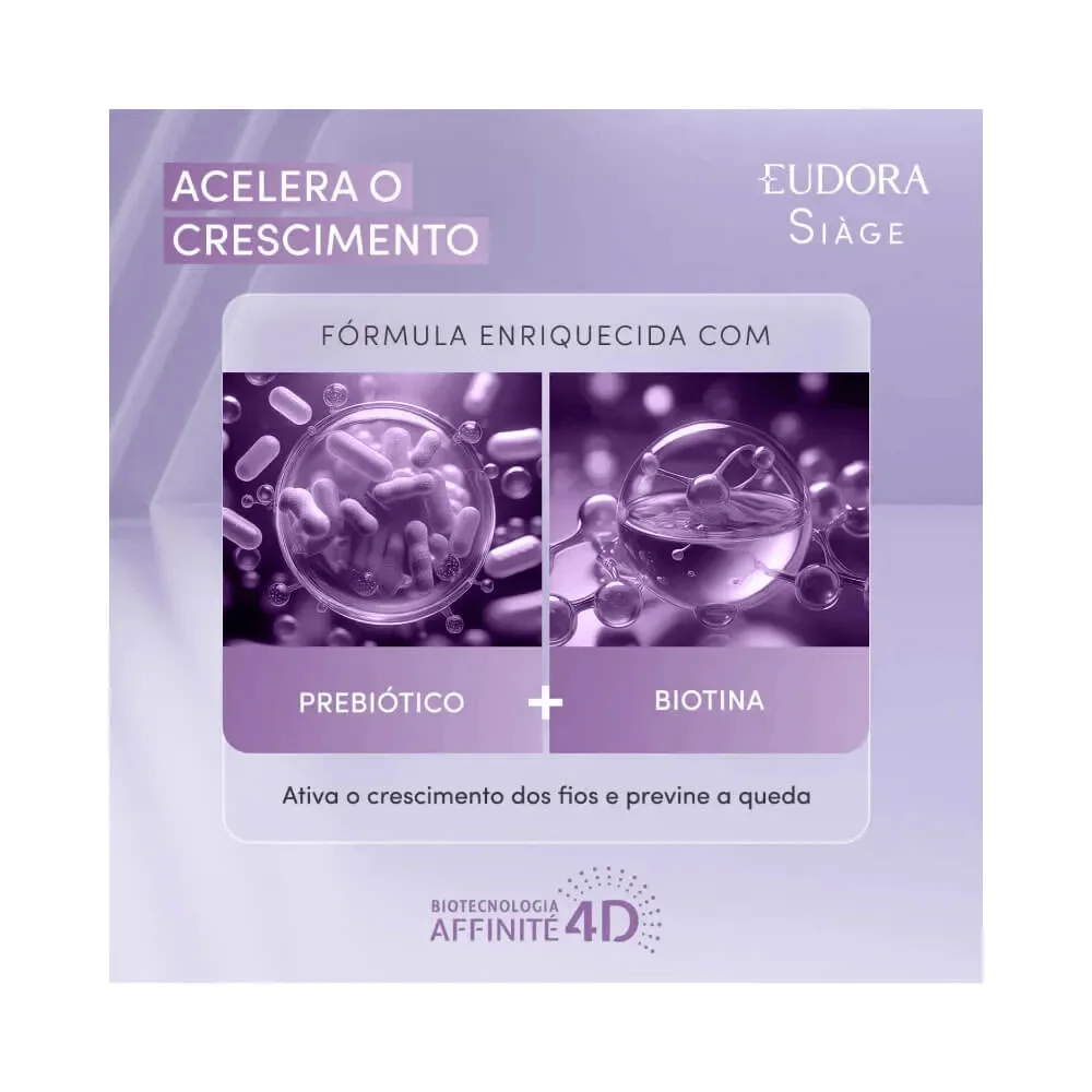 Condicionador Eudora Siàge Acelera o Crescimento 200ml