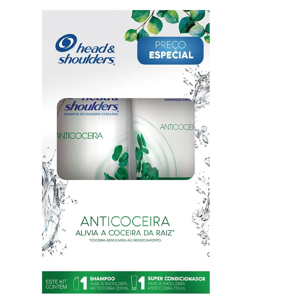 Shampoo Cuidados Com A Raiz Head & Shoulders Anticoceira 200ml + Super Condicionador 170ml