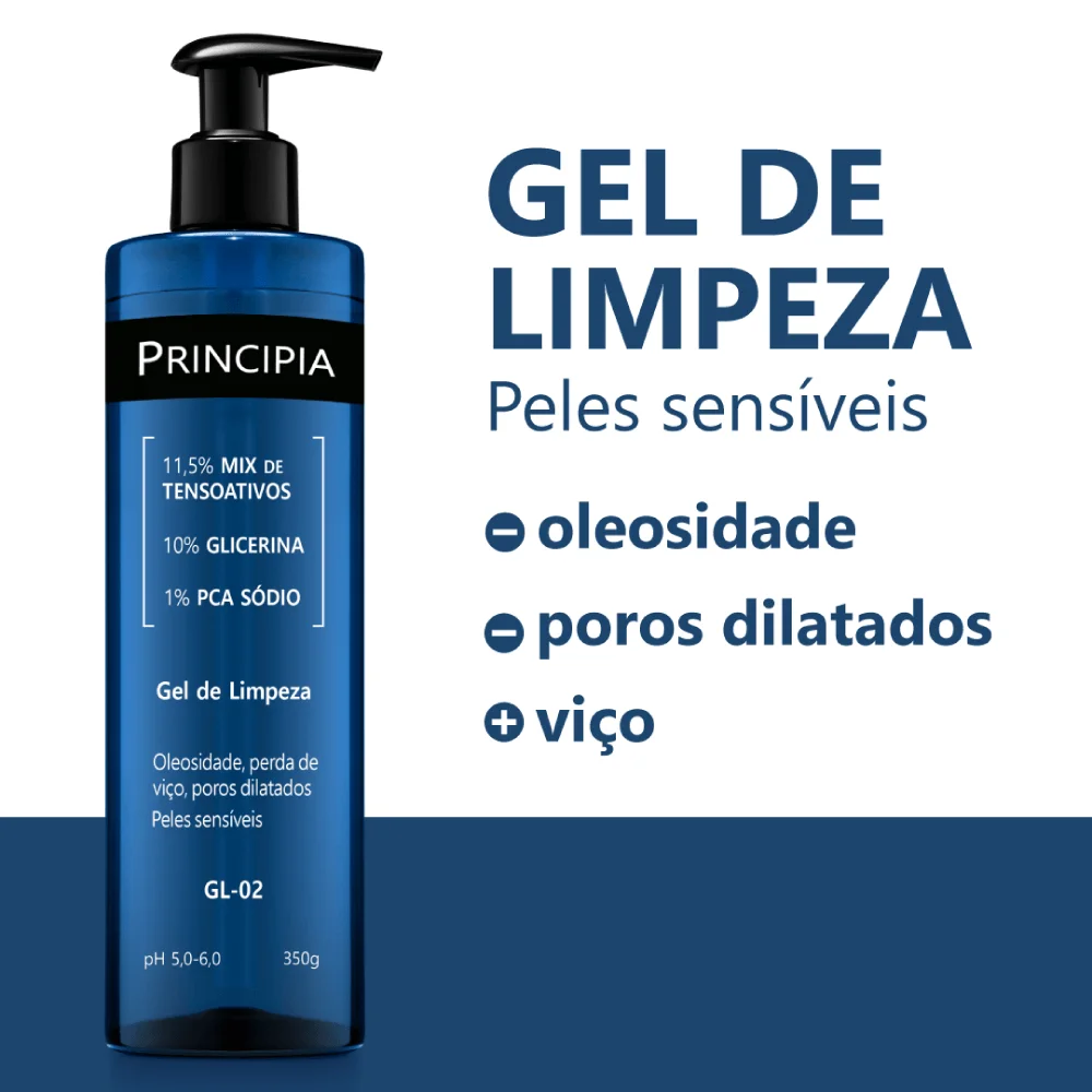 Gel de Limpeza Facial Principia GL-02 Suave 350g