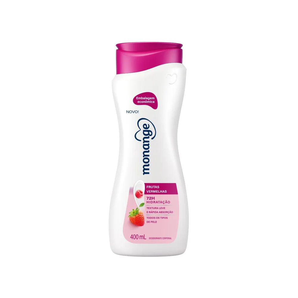 Hidratante Monange Frutas Vermelhas Hidratação Essencial com Ação Desodorante 400ml