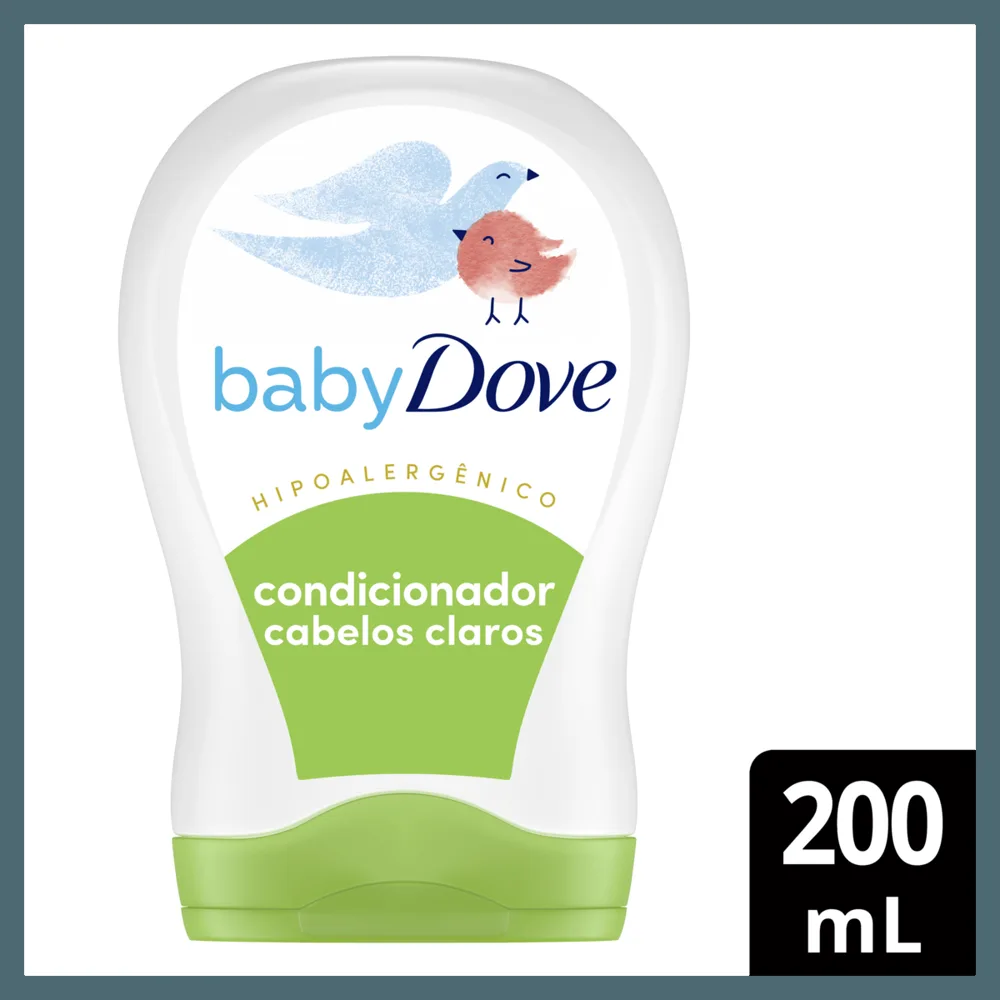Condicionador Infantil Baby Dove Hidratação Enriquecida Cabelos Claros Camomila 200ml