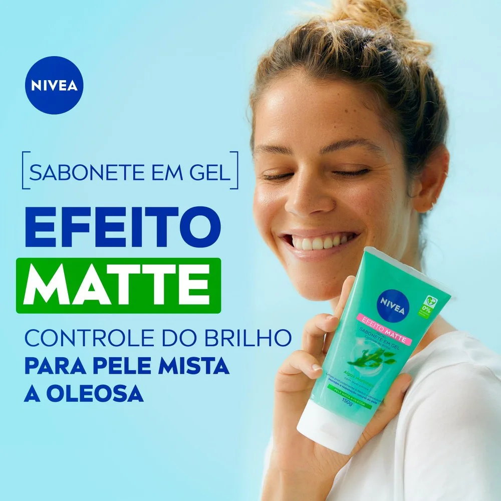 Gel de Limpeza Facial Nivea Visage Pele Oleosa 150ml