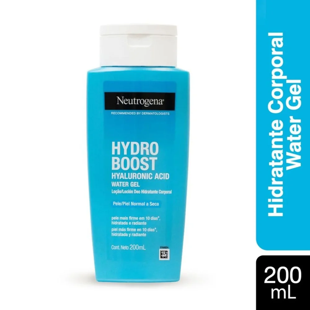 Hidratante Corporal Neutrogena Hydro Boost Water Gel com Ácido Hialurônico 200ml