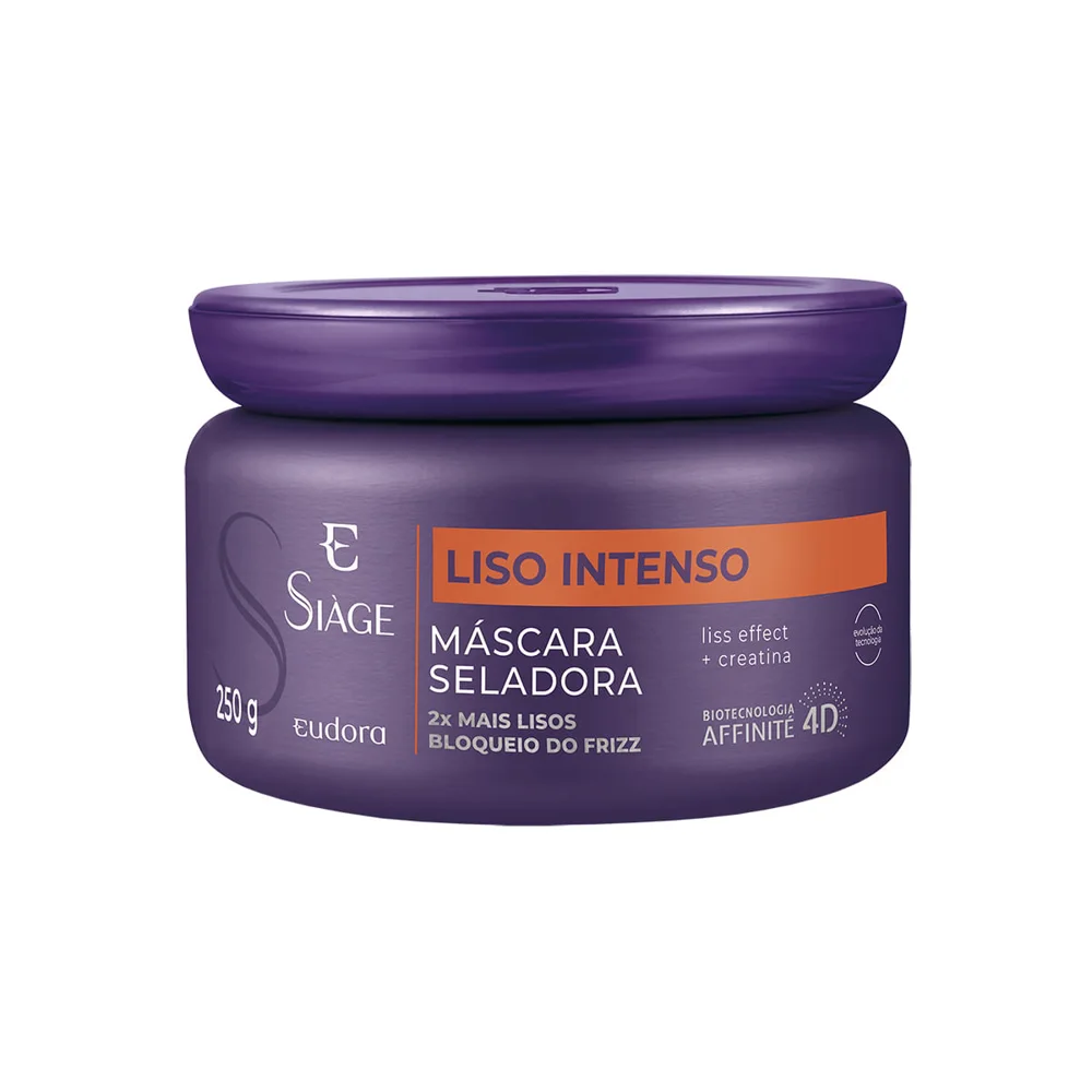 Máscara Capilar Eudora Siàge Liso Intenso Seladora 250g