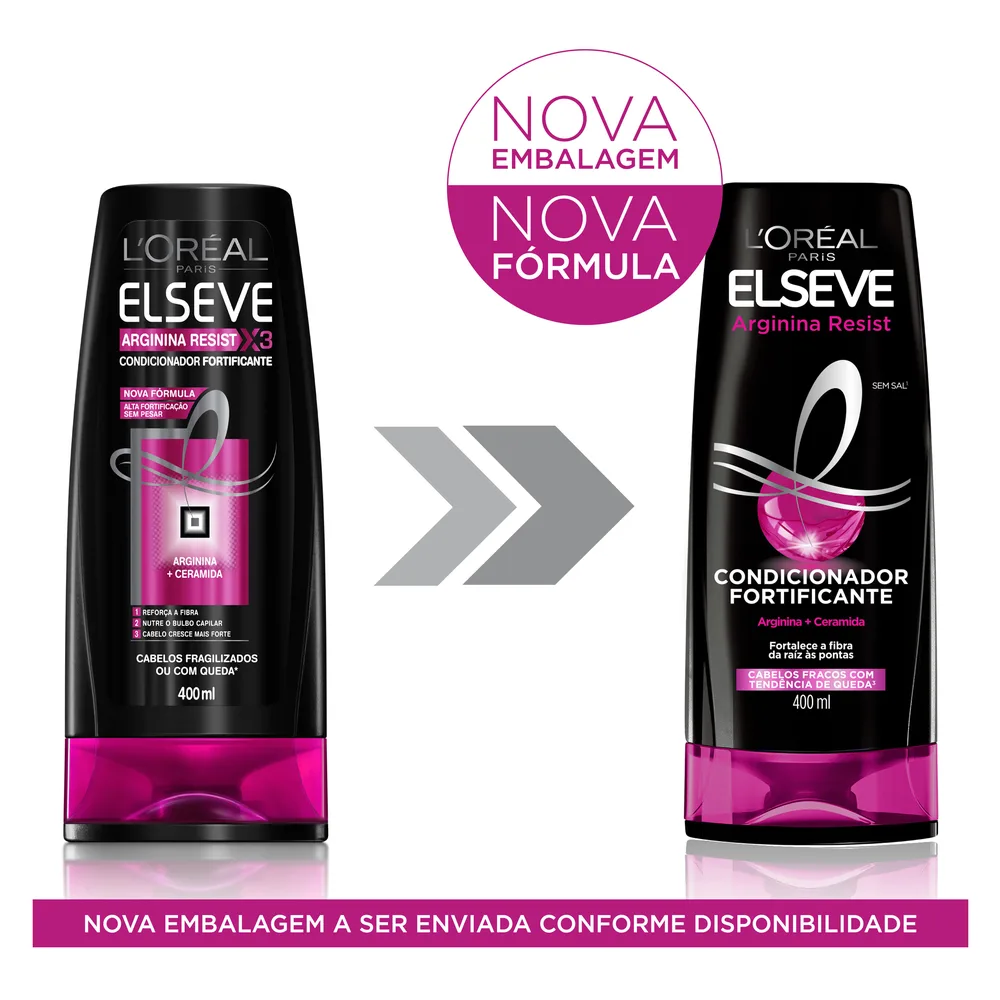 Condicionador L'oréal Paris Elseve Arginina Resist X3 400ml