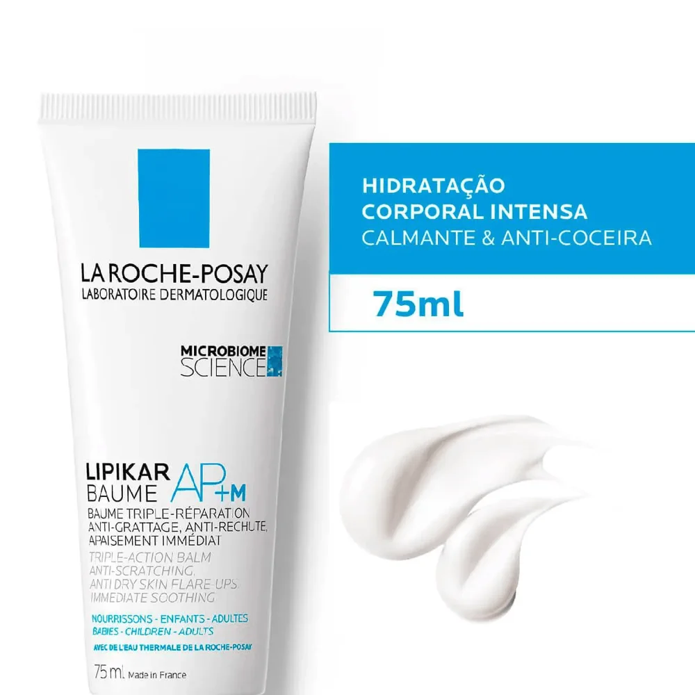 Creme Hidratante La Roche-Posay Lipikar Baume AP+M Pele Seca e Atópica 75ml