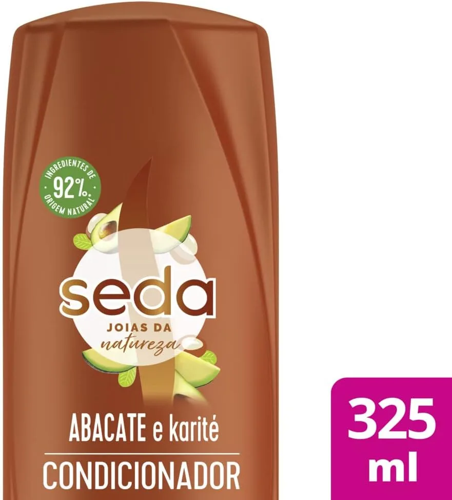 Condicionador Seda Joias da Natureza Abacate e Karité Nutrição Intensa 325ml