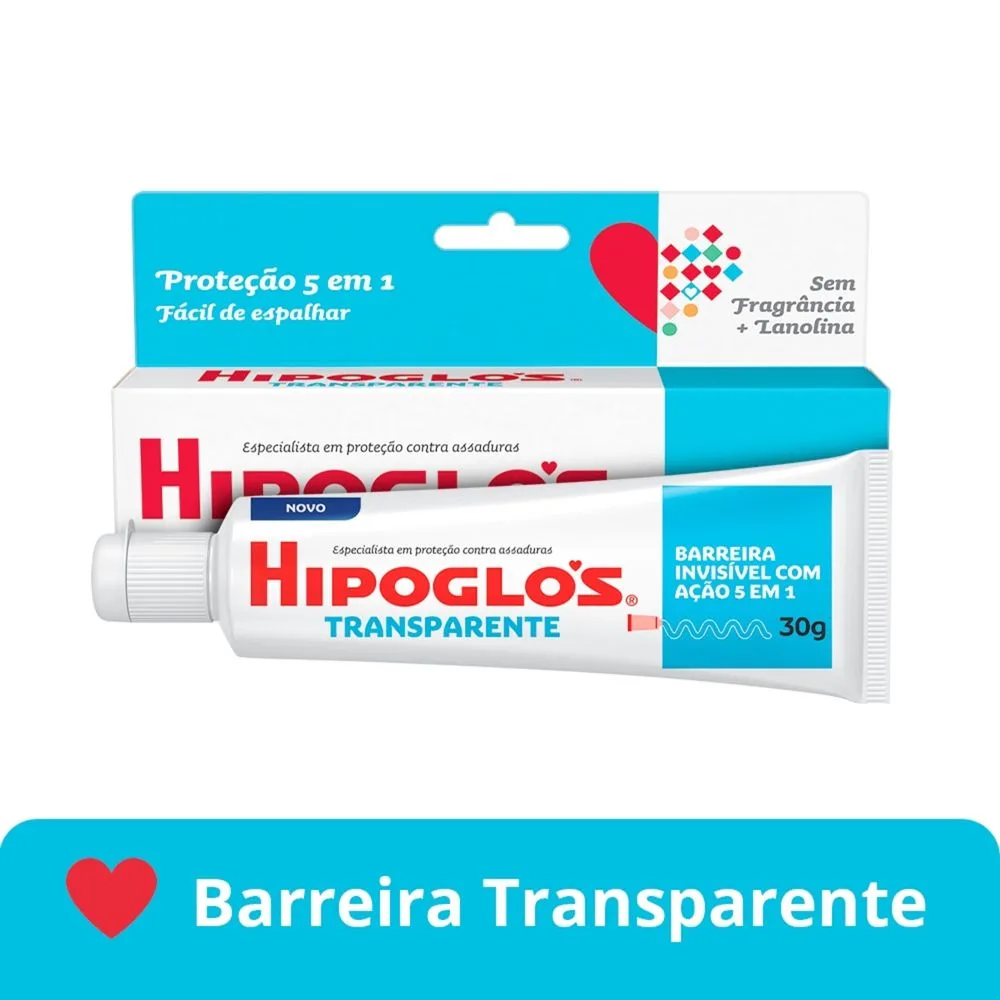 Creme Preventivo De Assaduras Hipoglós Transparente 30G