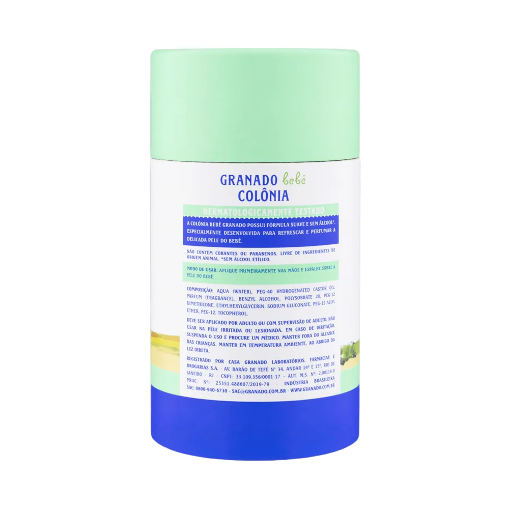 Colônia Infantil Granado Bebê Erva Doce 100ml