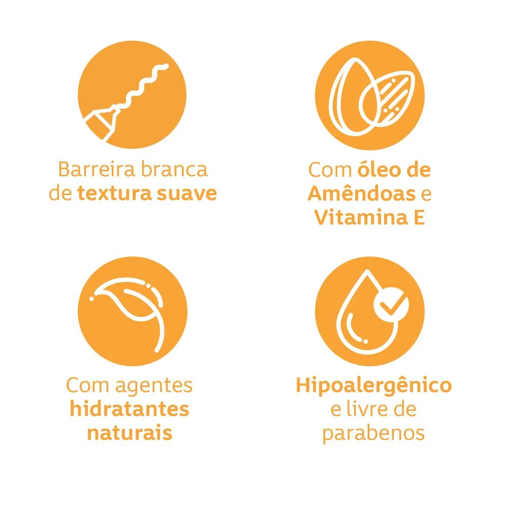 Creme Preventivo De Assaduras Hipoglós Amêndoas 80G