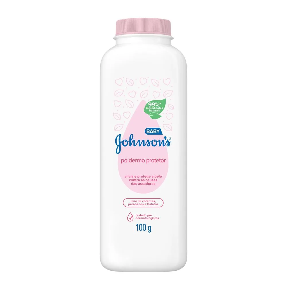 Talco Infantil Johnson's Baby Dermo Protetor Original 100g