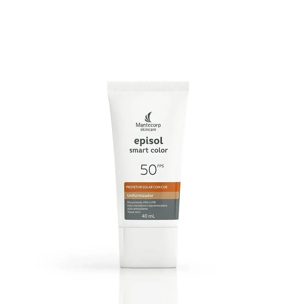 Protetor Solar Facial Episol Smart Color FPS50 Uniformizador 40ml