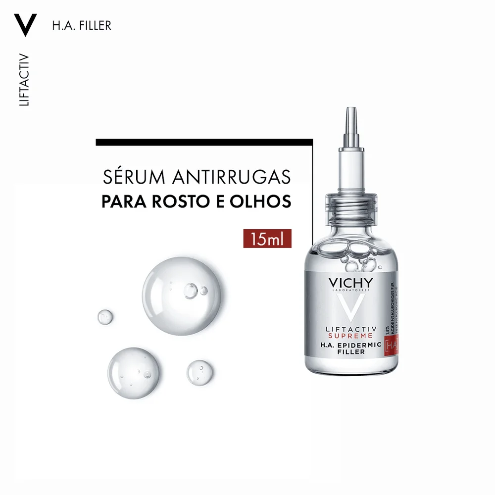 Sérum Facial Vichy Liftactiv Supreme Epidermic Filler com Ácido Hialurônico 15ml