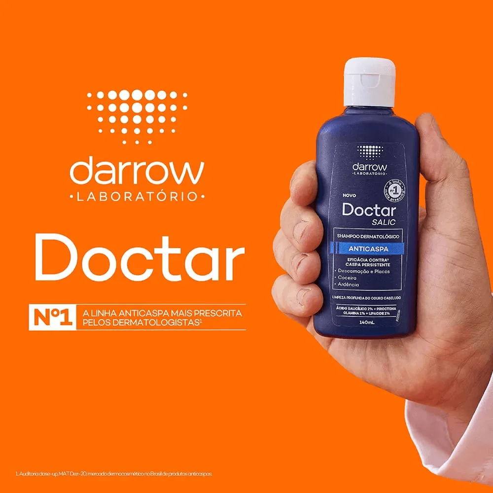 Shampoo Anticaspa Darrow Doctar Salic Ácido Salicílico 140ml