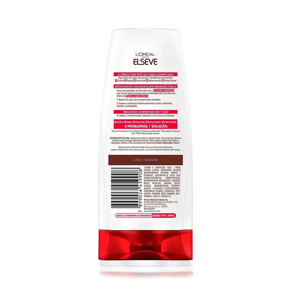 Condicionador Elseve Reparação Total 5 Restaurador 400ml