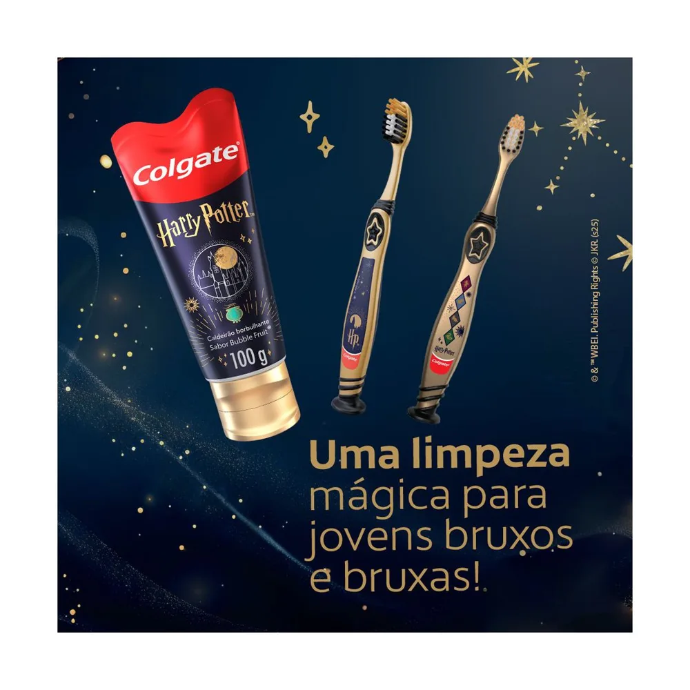 Escova Dental Infantil Colgate Ultramacia Harry Potter 6 Anos 2 Unidades