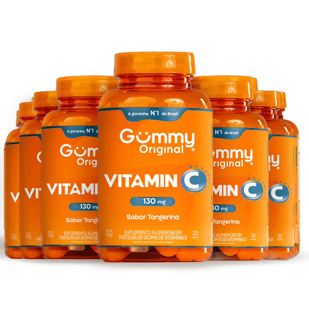 6 Gummy® Vitamina C Tangerina