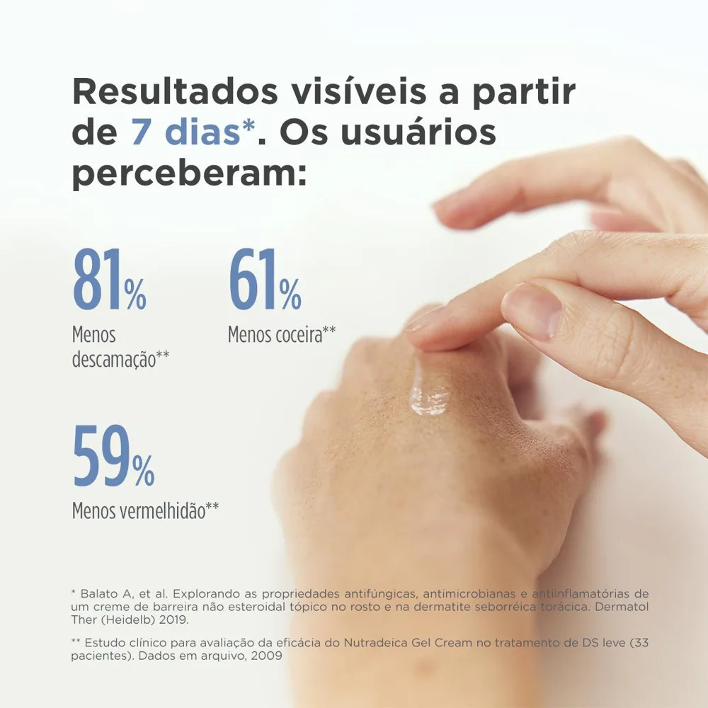 Gel Creme Facial Nutradeica Isdin para Pele Descamativa 50ml